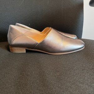 Clarks Pure Tone Loafer Flat - 6.5M Stone Metallic